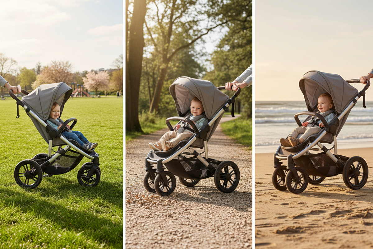 Can a Baby Stroller Be Used on Grass, Gravel and Sand?