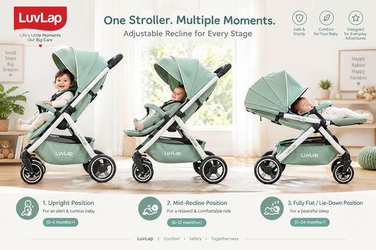 Baby Stroller Recline Positions Explained: What Each Position Is For