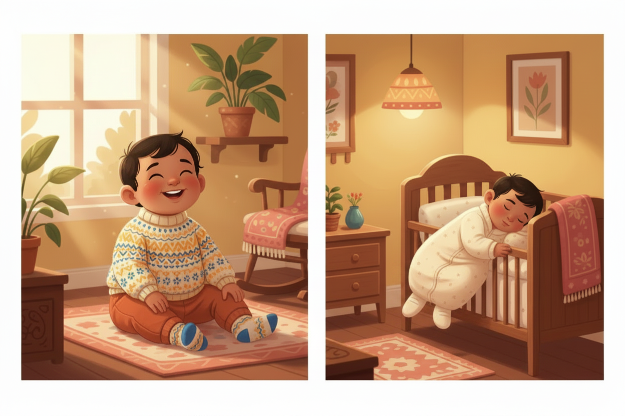 Day vs Night Winter Clothing for Babies: What Actually Works in Indian Homes