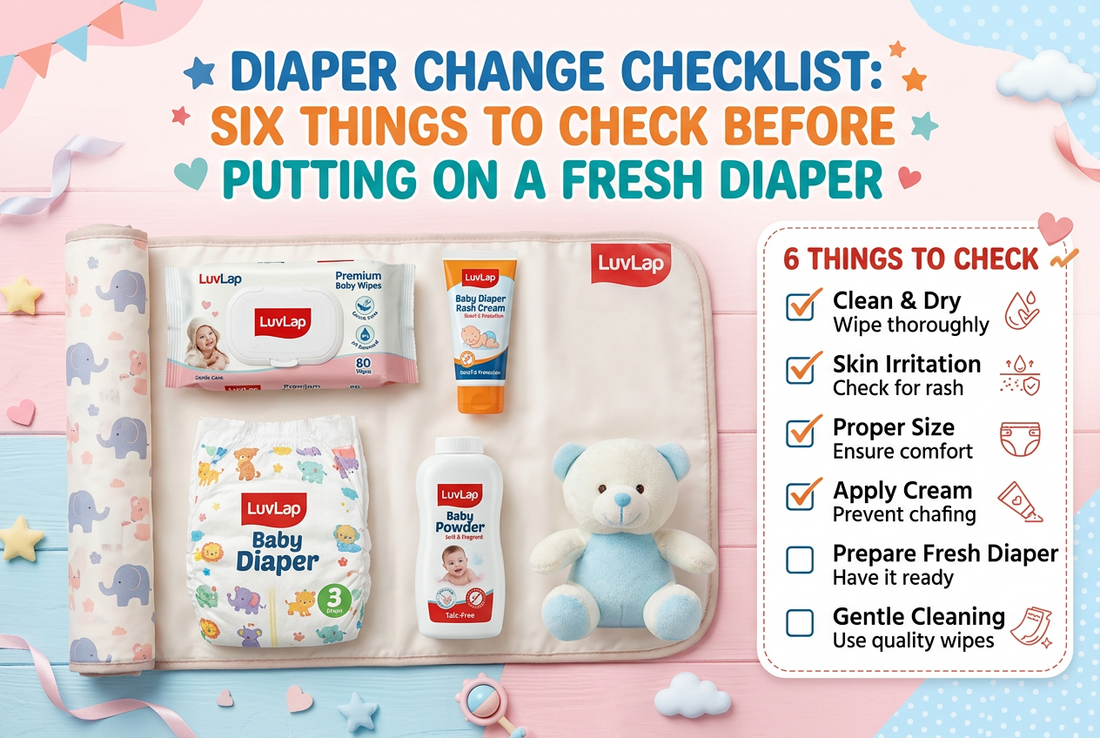Diaper Change Checklist: Six Things to Check Before Putting on a Fresh Diaper