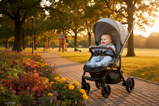 Evening Stroller Walk with Baby: How to Turn Park Time into a Developmental Play Session