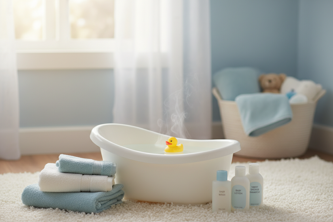 How Much Water Should You Put in a Baby Bath Tub?