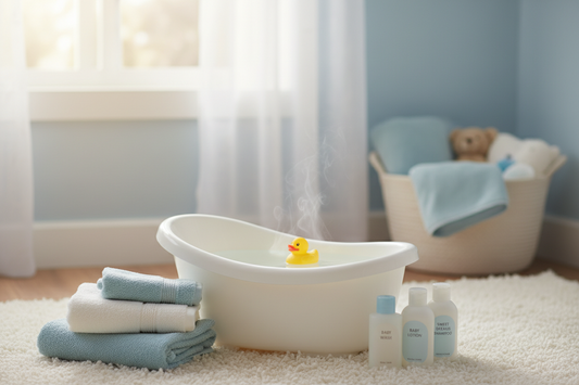 How Much Water Should You Put in a Baby Bath Tub?