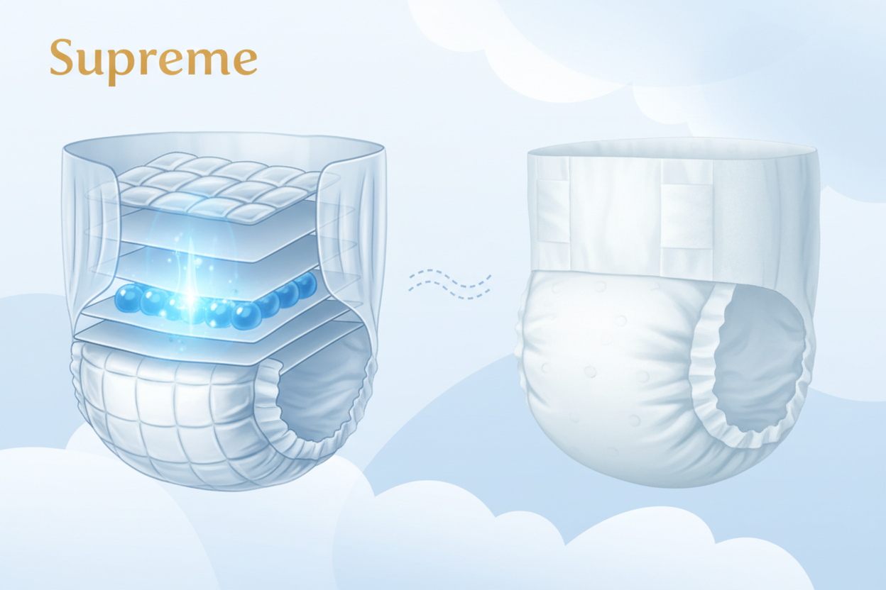 How Supreme Diapers Handle Heavy Wetting Better Than Standard Diapers