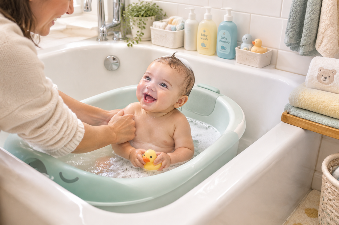 How to Choose a Baby Bath Tub for a Shared Family Bathroom