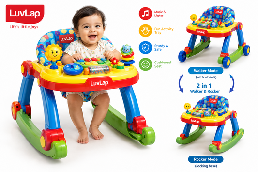 2-in-1 Baby Walker Cum Rocker: Why Combination Walkers Are the Smartest Buy for Indian Parents