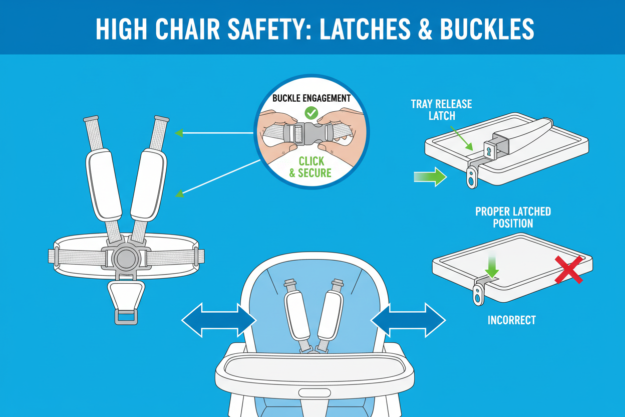 High Chair Safety Latches Parents Must Know