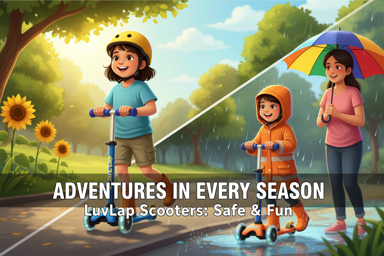 Scooting in the Rain & Summer Heat: Seasonal Riding Tips Every Indian Parent Should Know