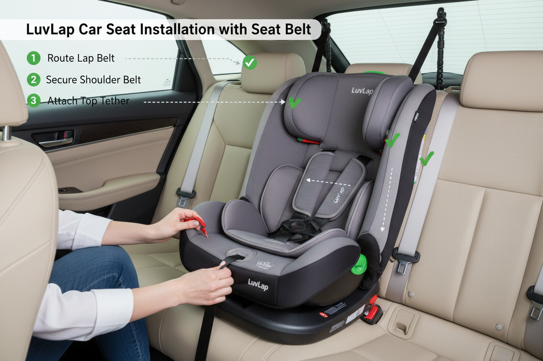The No-ISOFIX Guide: How to Safely Install a Car Seat Using Seat Belts