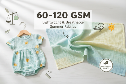 What is GSM in Fabric? A Parent’s Guide to Choosing the Right Summer Clothing for Your Baby