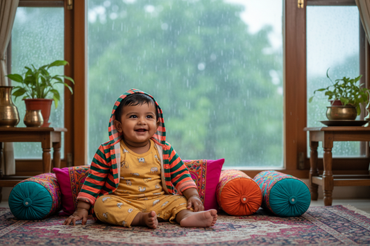 What Should Babies Wear During Sudden Weather Changes in Monsoon? A Practical Guide for Indian Parents