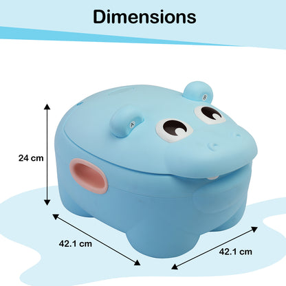 Hippo Dippo Baby Potty Seat, Blue