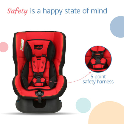 Sports Convertible Baby Car Seat, Red/Black