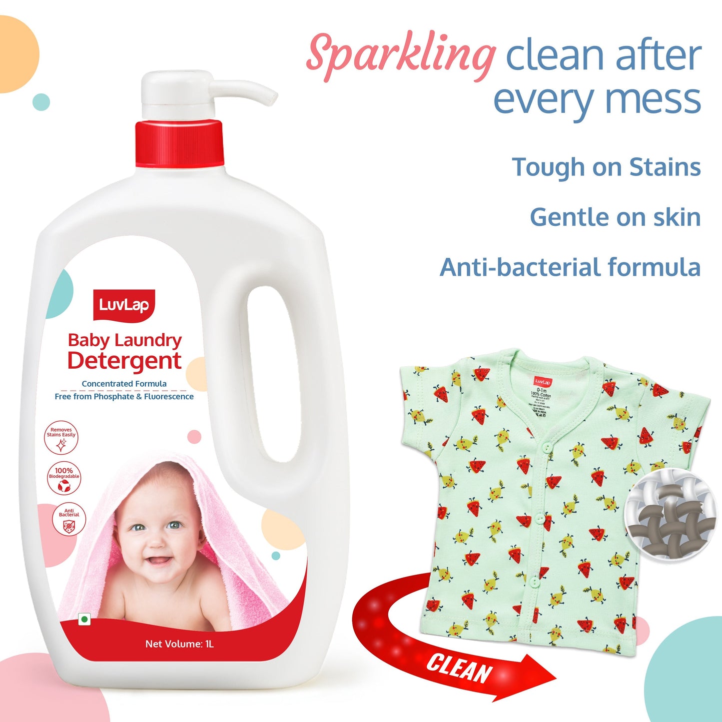 Baby Liquid Detergent, 1 L