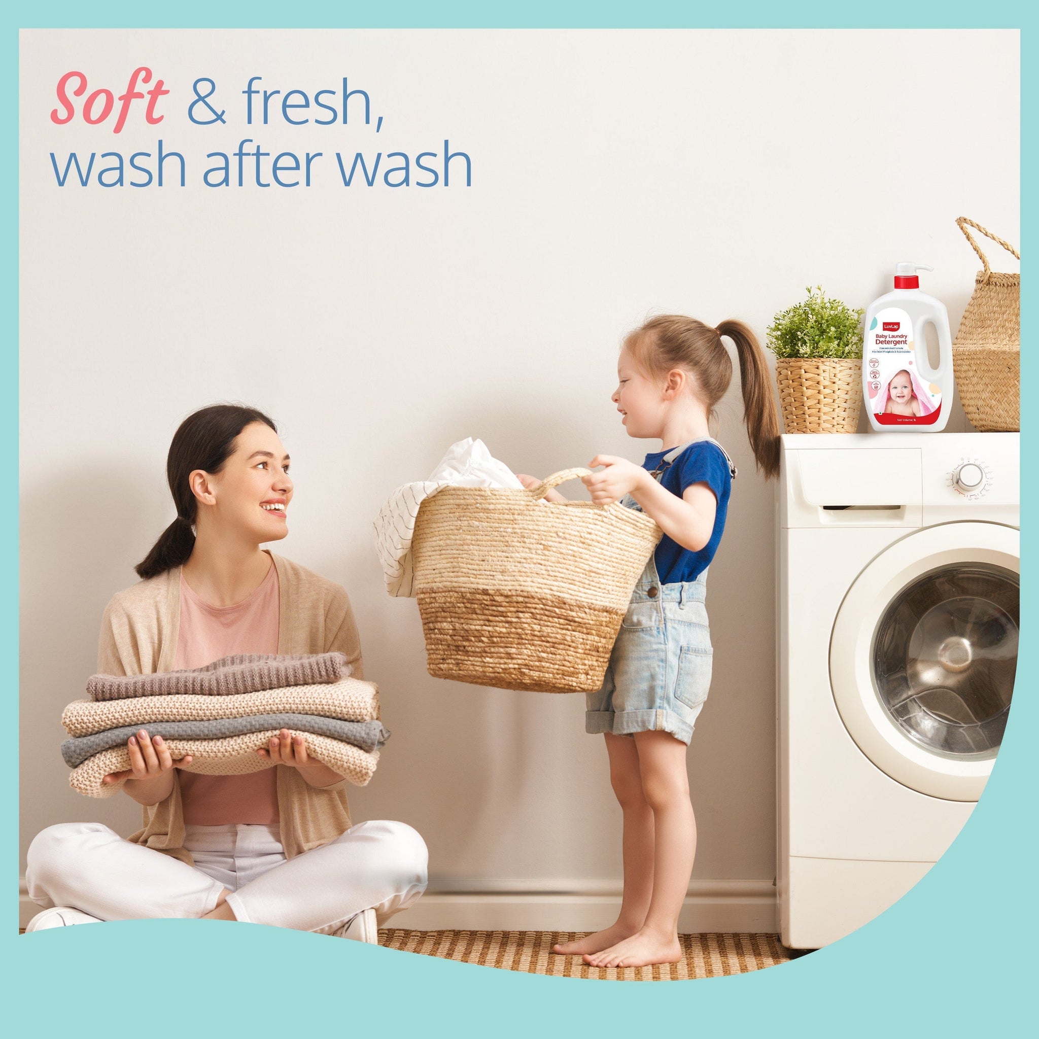 Baby Liquid Detergent, 1 L Luvlap Store