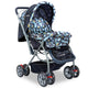 Starshine Baby Stroller/Pram for 0 to 3 Years, New Born/Toddler/Kid, Lightweight, Adjustable backrest, 360° Swivel Wheel, Large Storage Basket, Reversible Handlebar (Blue)