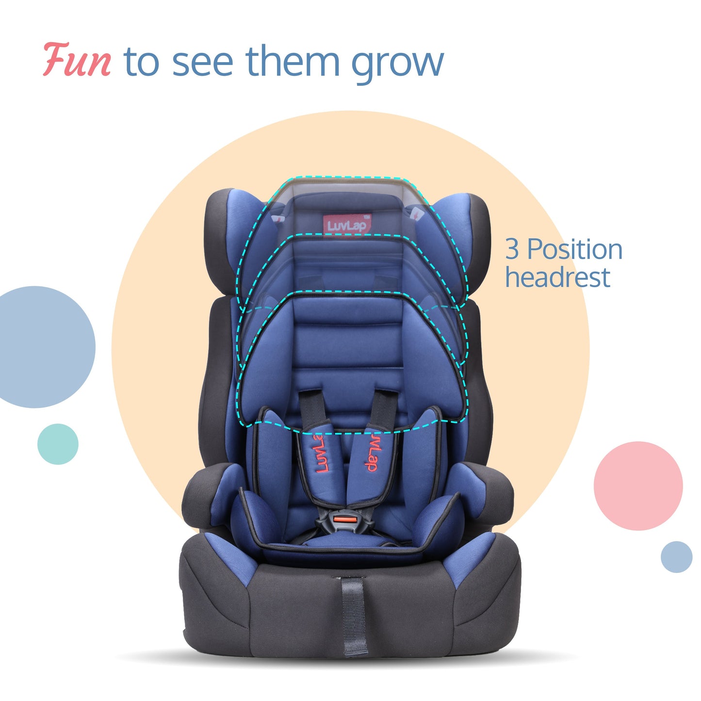 Comfy Baby Car Seat, Blue