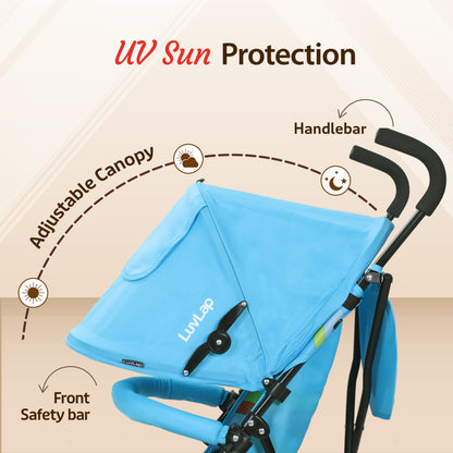 Tutti Frutti Baby Stroller Buggy, Light Blue