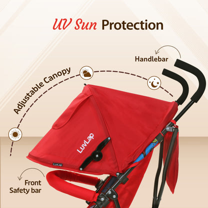 Tutti Frutti Baby Stroller Buggy, Red