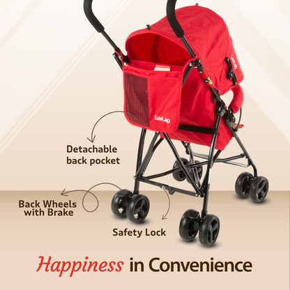 Tutti Frutti Baby Stroller Buggy, Red