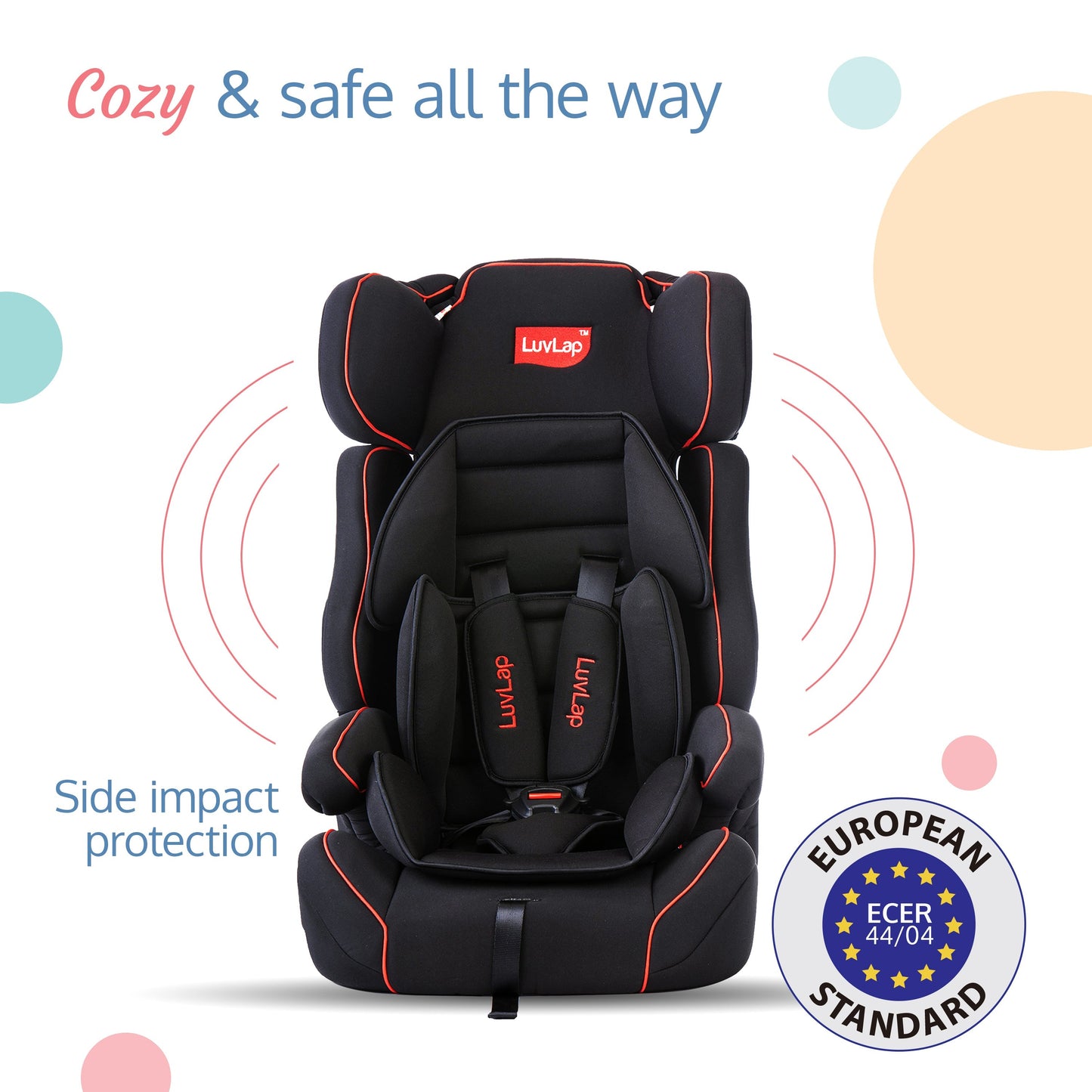 Comfy Baby Car Seat, Black