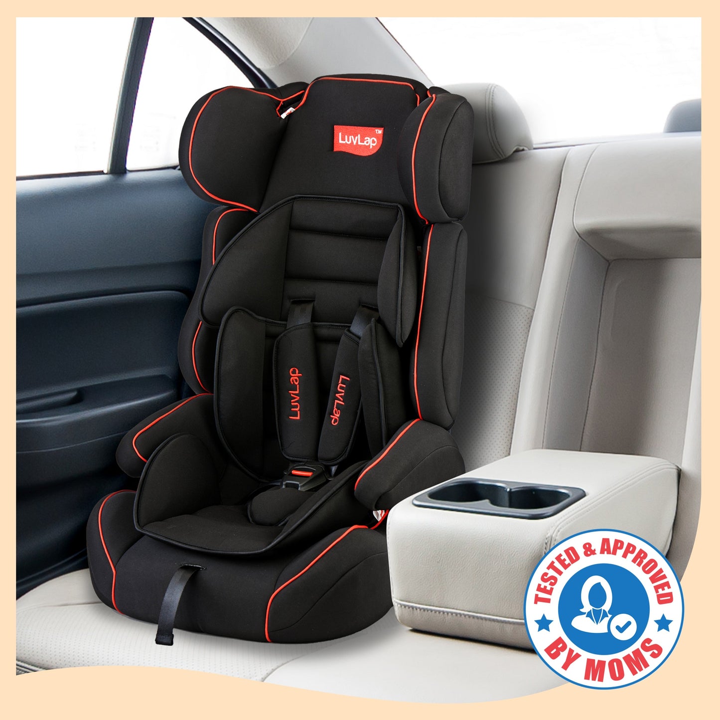 Comfy Baby Car Seat, Black