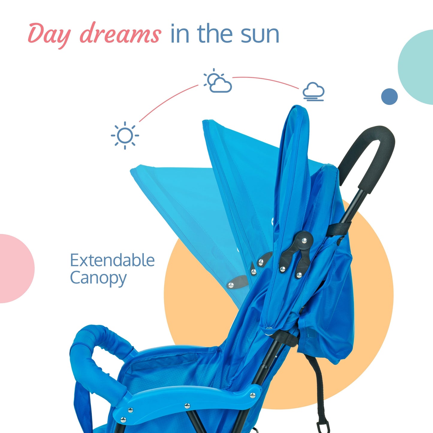 Apollo Baby Stroller - Blue