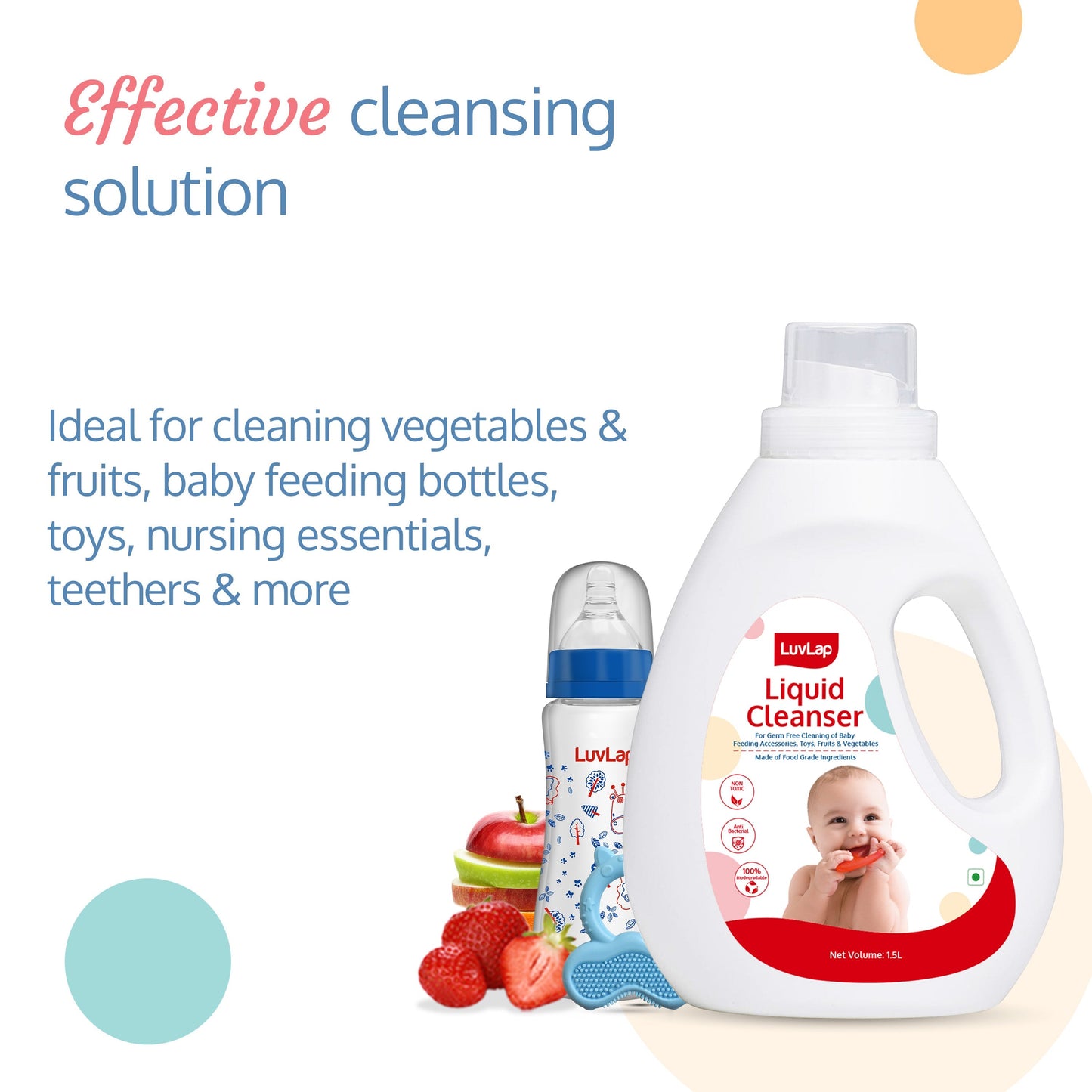 Baby Liquid Bottle Cleanser, 1.5 L