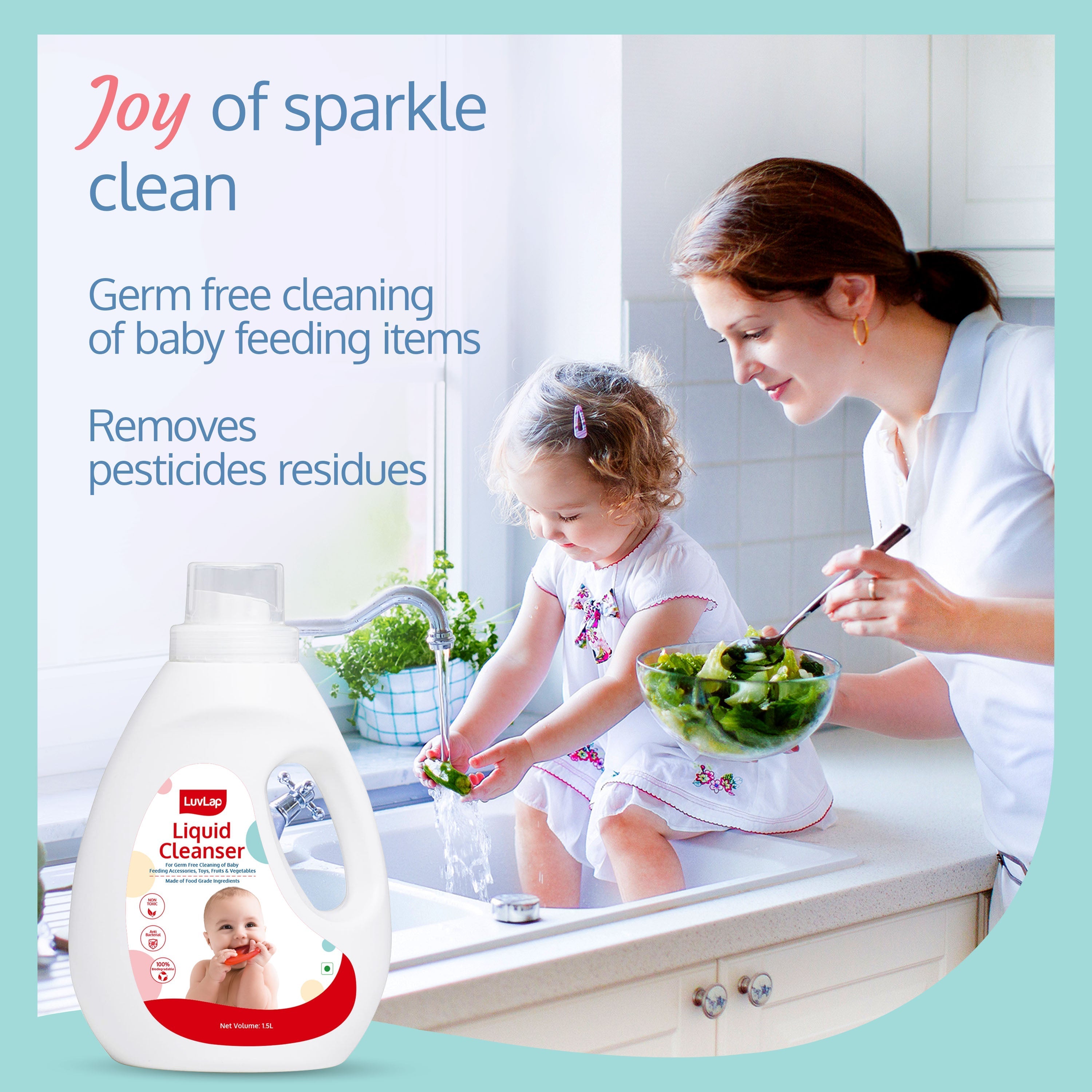 Baby clean bottle sales cleanser