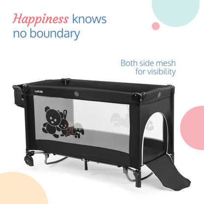 Wonderjoy Baby Playpen, Black