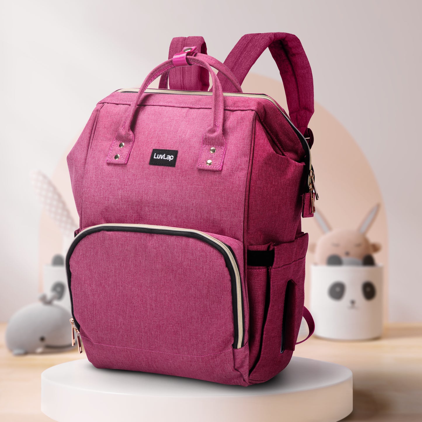 Lily Diaper Bag, Pink