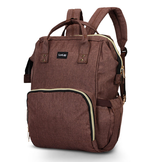 Lily Diaper Bag, Brown