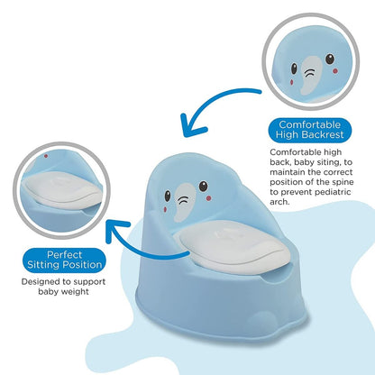 Wee Piggy Potty Seat, Blue