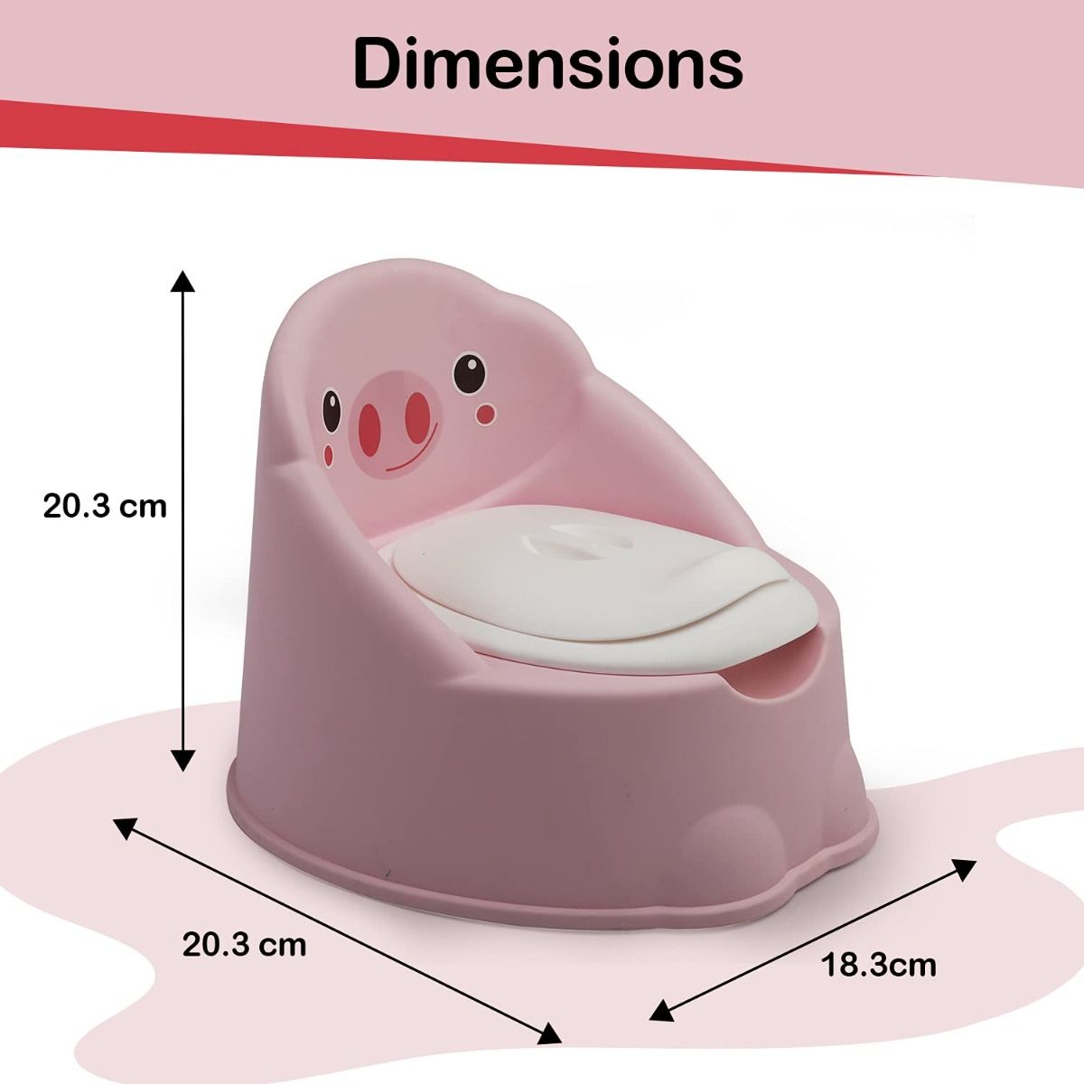 Wee Piggy Potty Seat, Pink