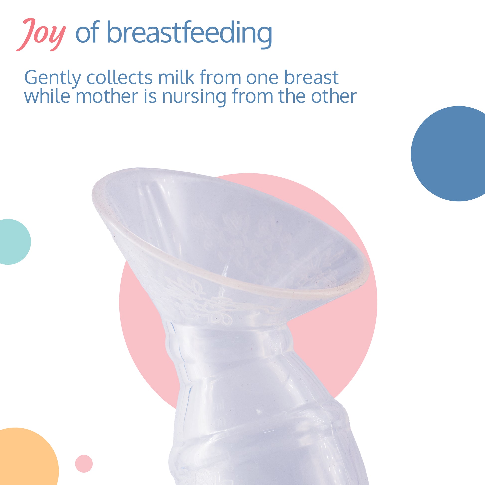 Luvlap Breast Milk Catcher/Saver, Food Grade, 100% Silicone, 100ml