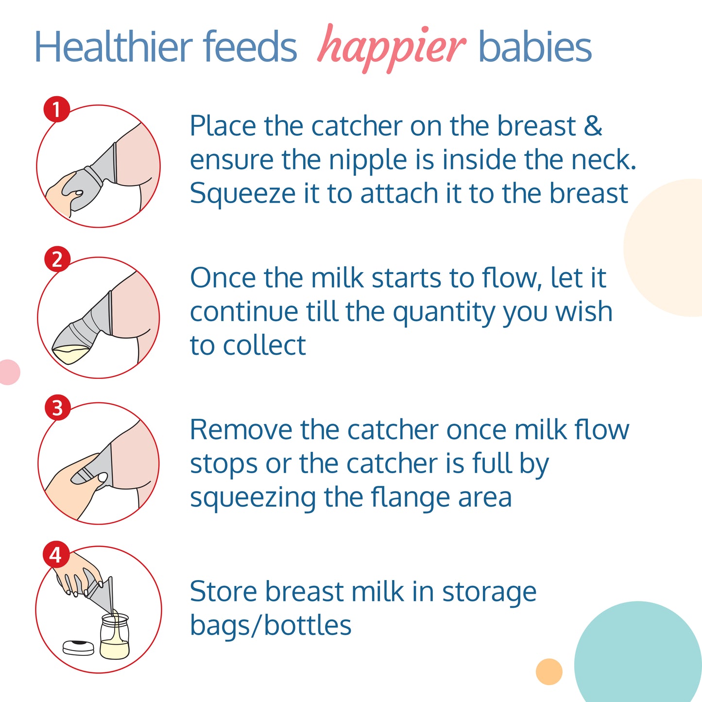 Breast Milk Catcher/Saver, Food Grade, 100% Silicone, 100ml