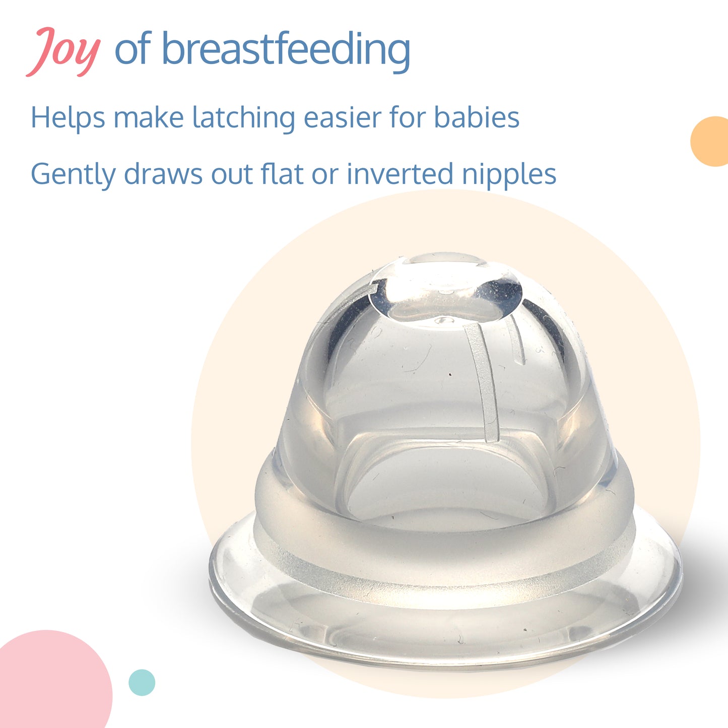 Soft Silicon Inverted Nipple Puller for Breastfeeding, BPA Free, Non Toxic