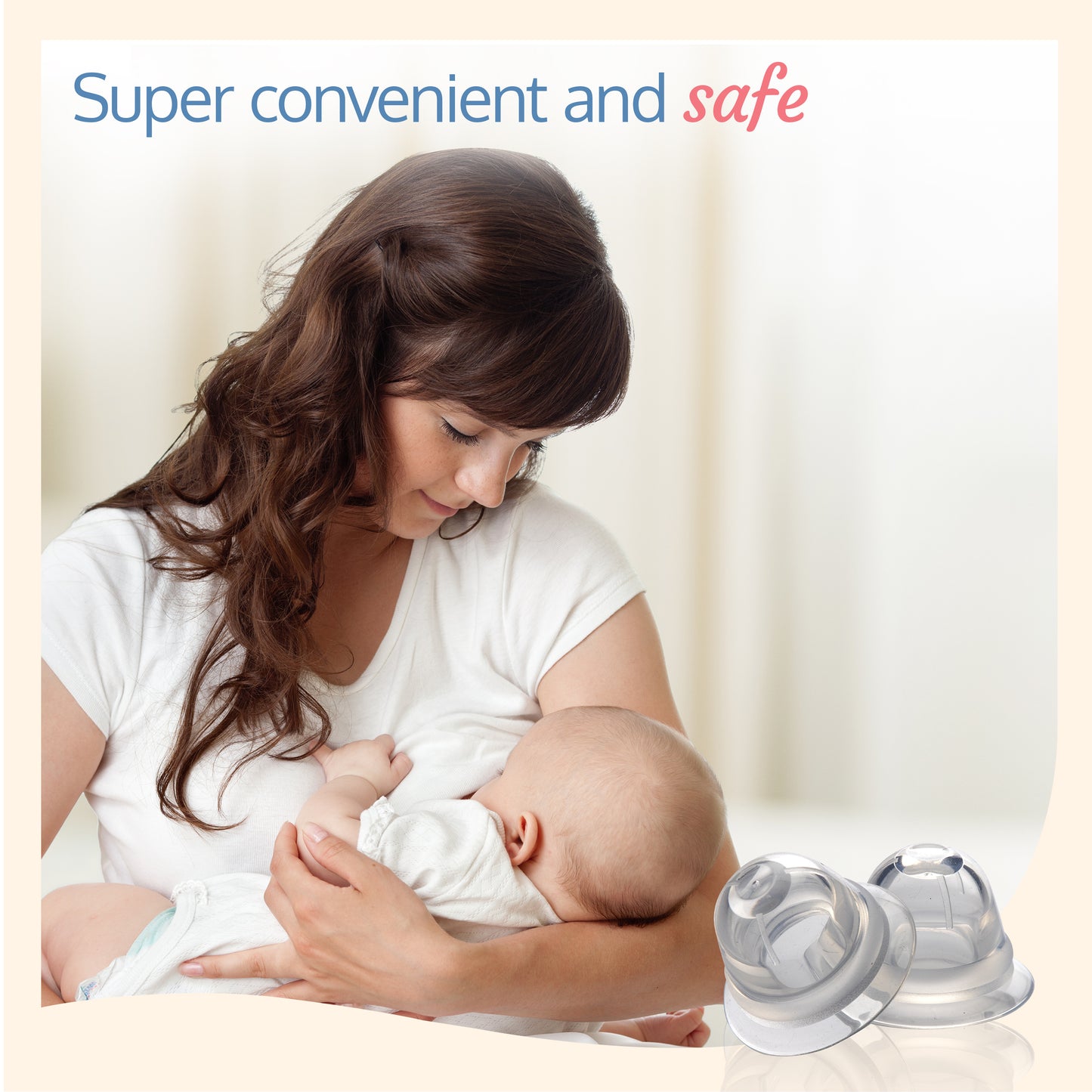 Soft Silicon Inverted Nipple Puller for Breastfeeding, BPA Free, Non Toxic