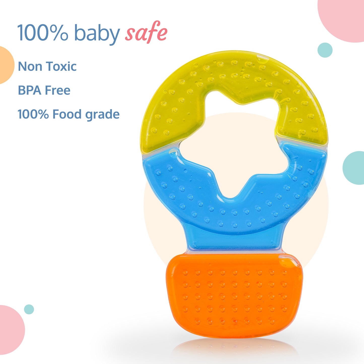 Baby Water Filled Silicone Teether (Multicolor)