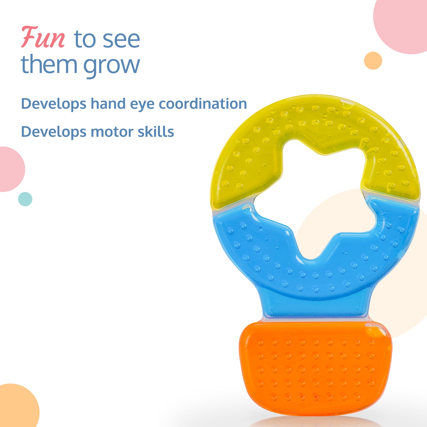 Baby Water Filled Silicone Teether (Multicolor)