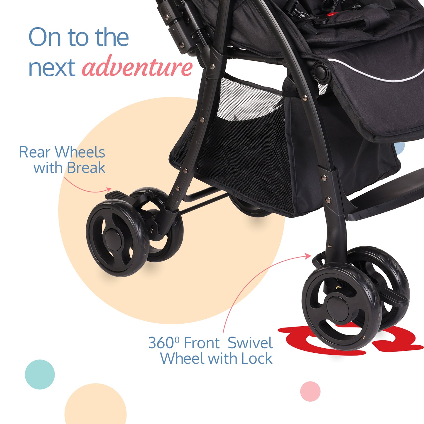 Spark Baby Stroller  (Black)