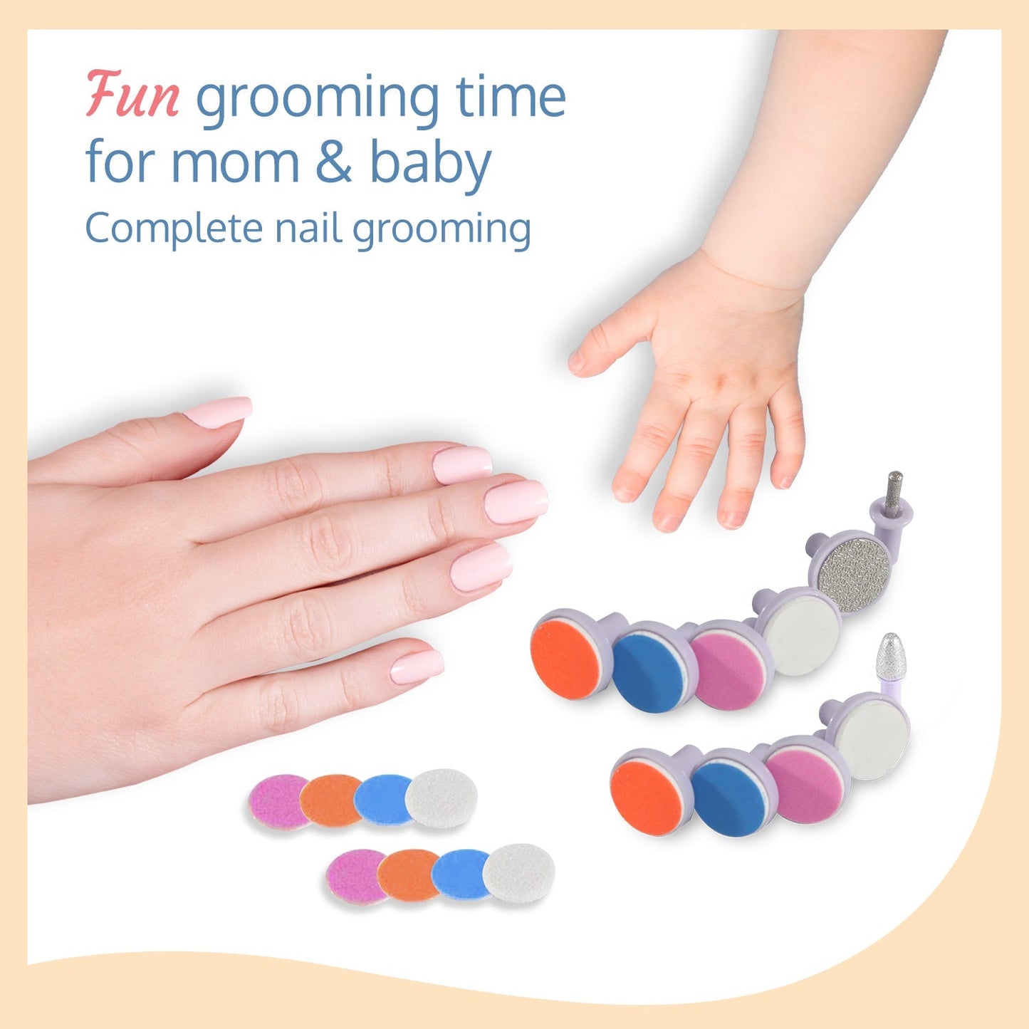 Baby & Mother Electric Nail Grooming Set