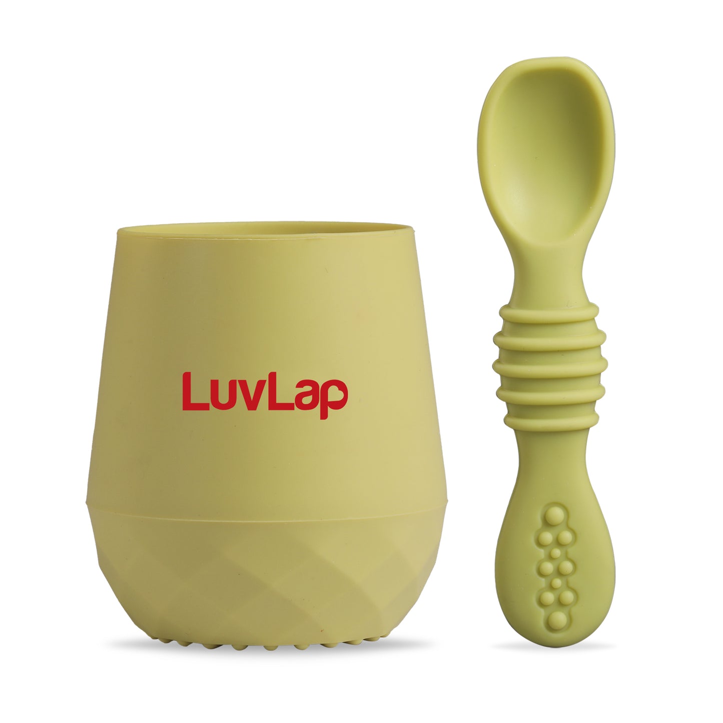 Silicone Baby & Toddler Training Cup & Spoon