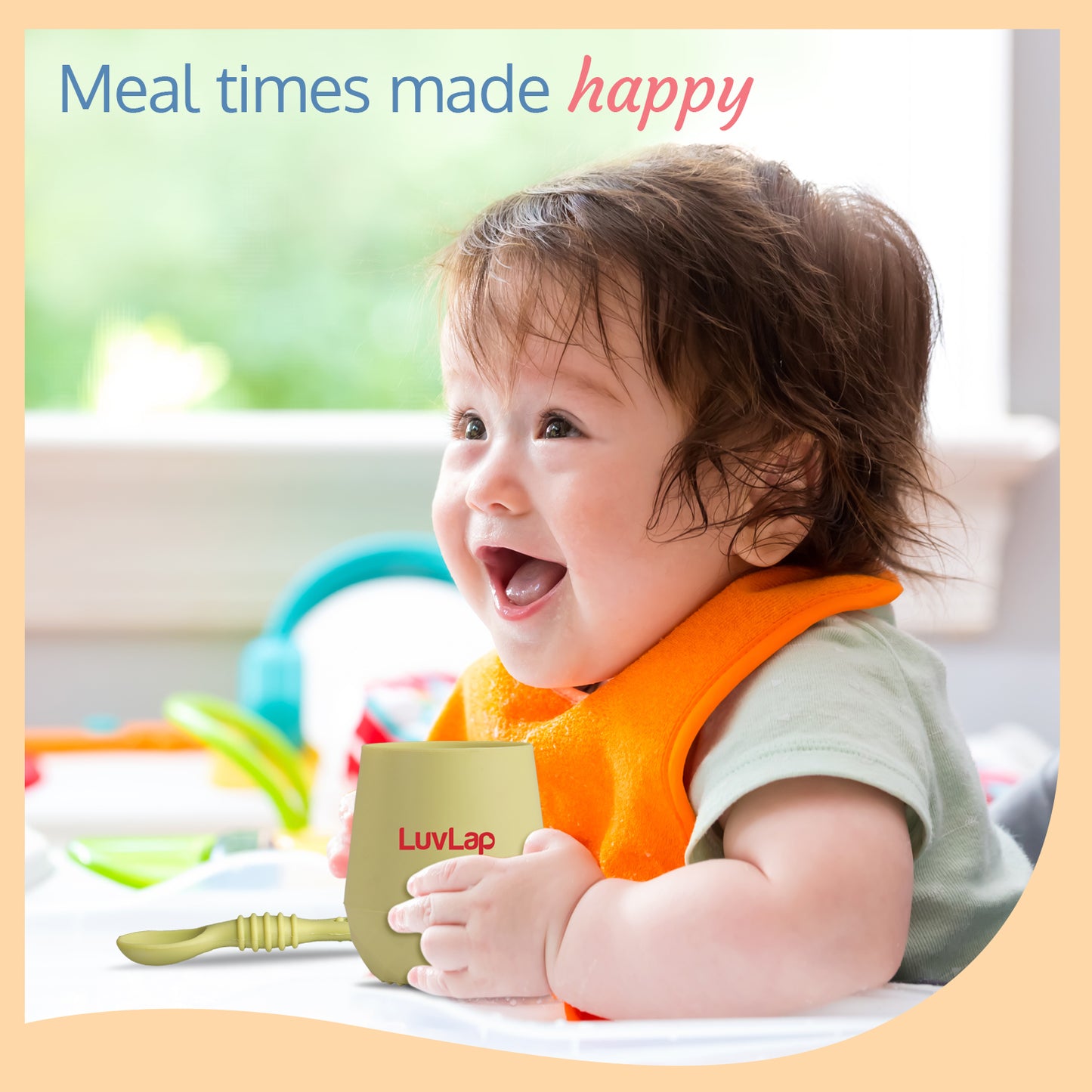 Silicone Baby & Toddler Training Cup & Spoon