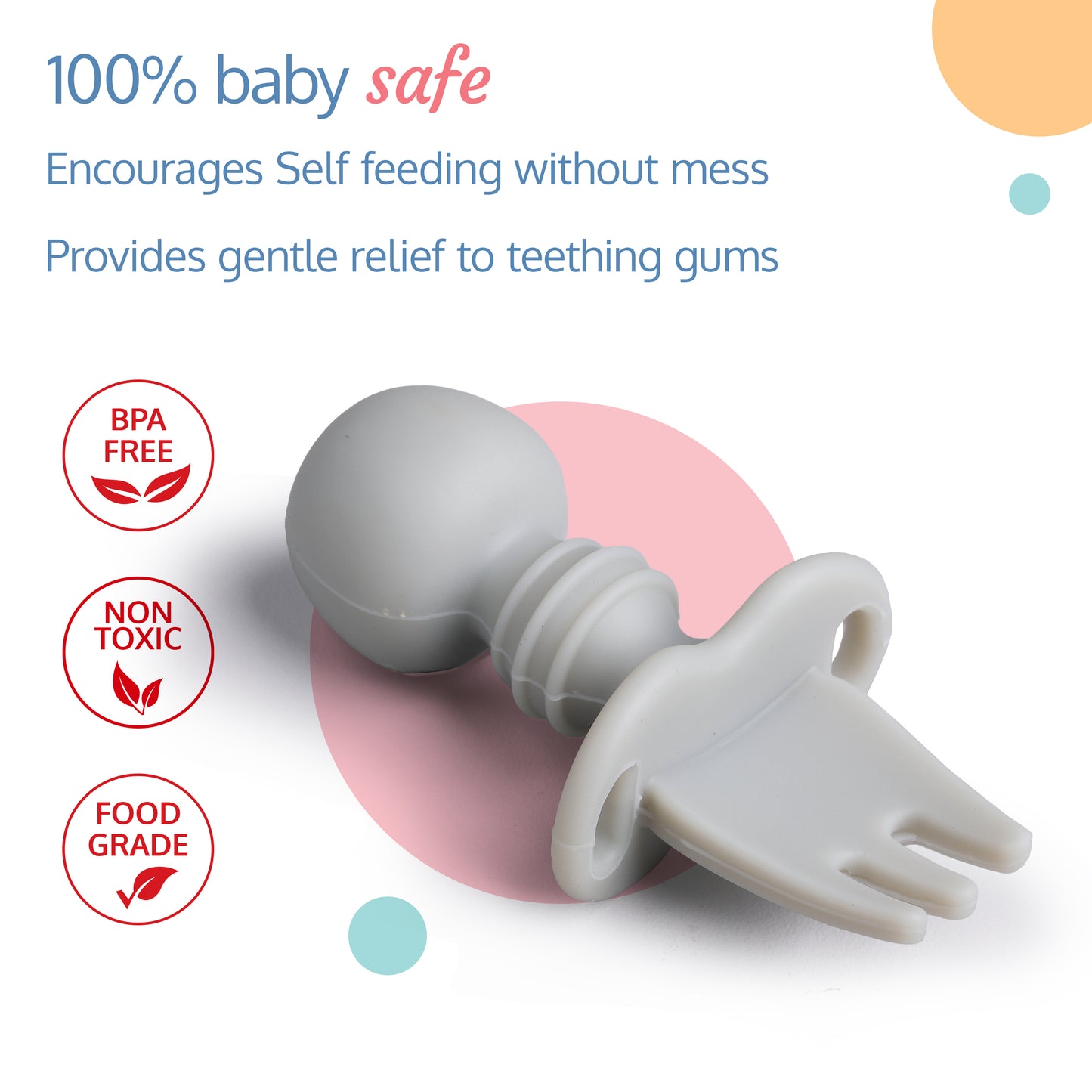 Baby Weaning Spoon & Fork Set