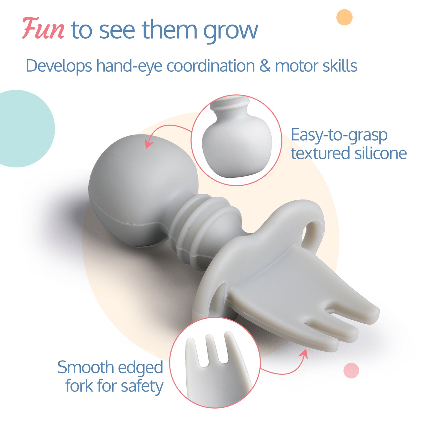 Baby Weaning Spoon & Fork Set