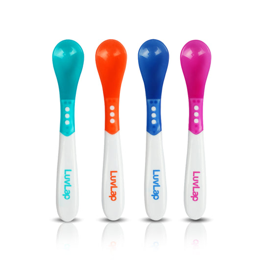 Heat Sensitive Baby Feeding Spoon Set Of 4