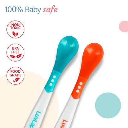 Heat Sensitive Baby Feeding Spoon Set Of 4