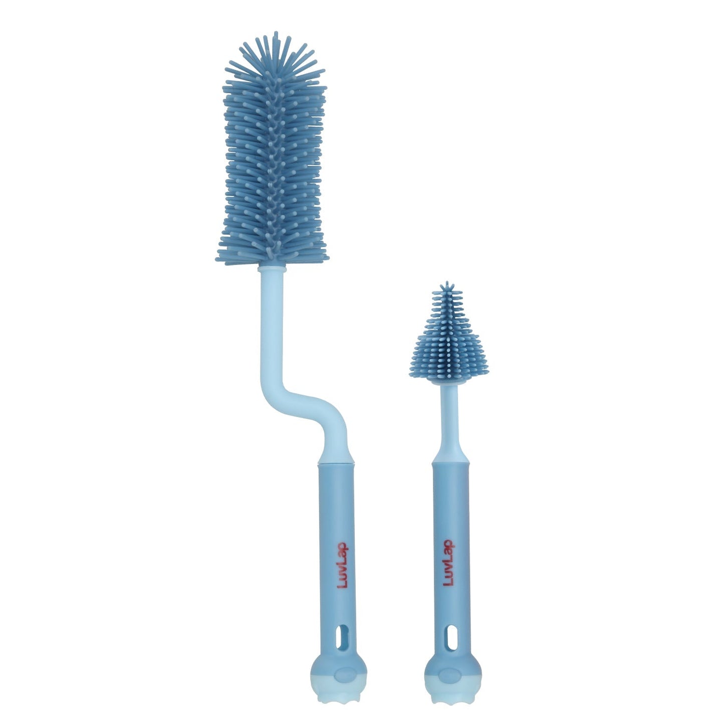 Silicone Bristle Brush & Nipple Cleaner, Blue
