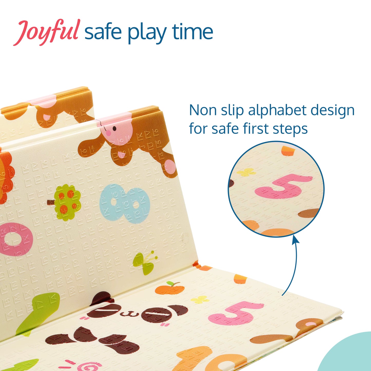 Jungle Time Double Sided Water Proof Baby Play Mat